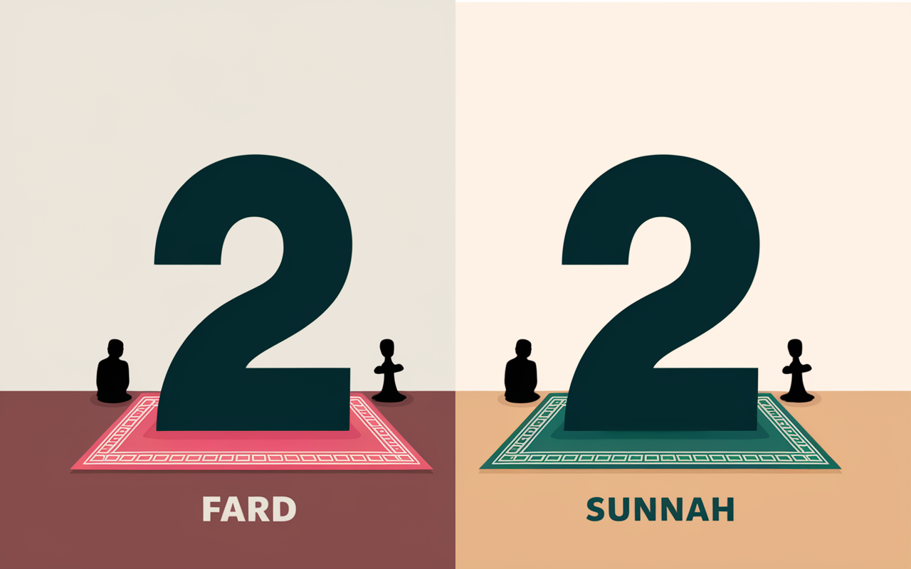combien de rakat fajr illustration 2 rakats