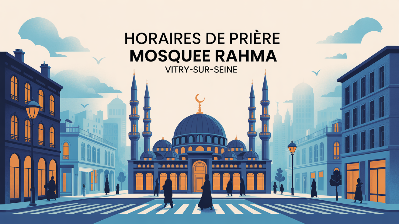 horaire prière mosquée rahma vitry-sur-seine grande illustration