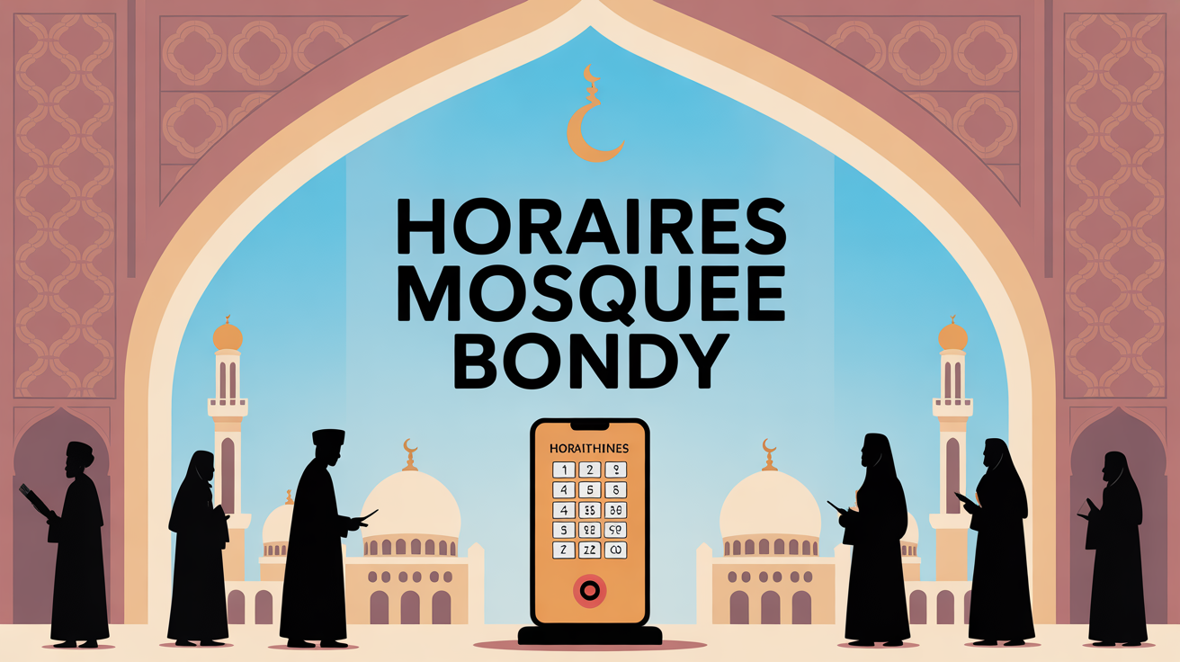mawaqit bondy horaires mosquee silhouettes smartphone