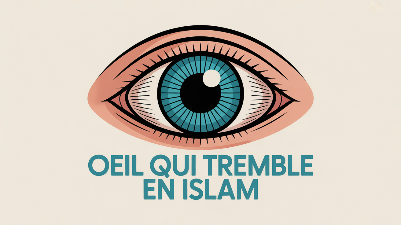œil qui tremble islam illustration apaisante