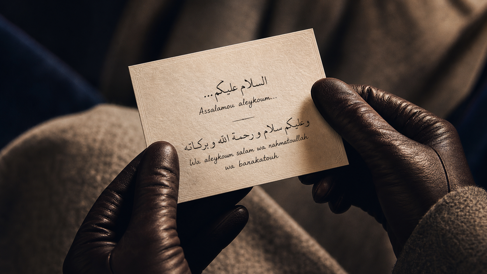 wa aleykoum salam wa rahmatoullah wa barakatouh que répondre