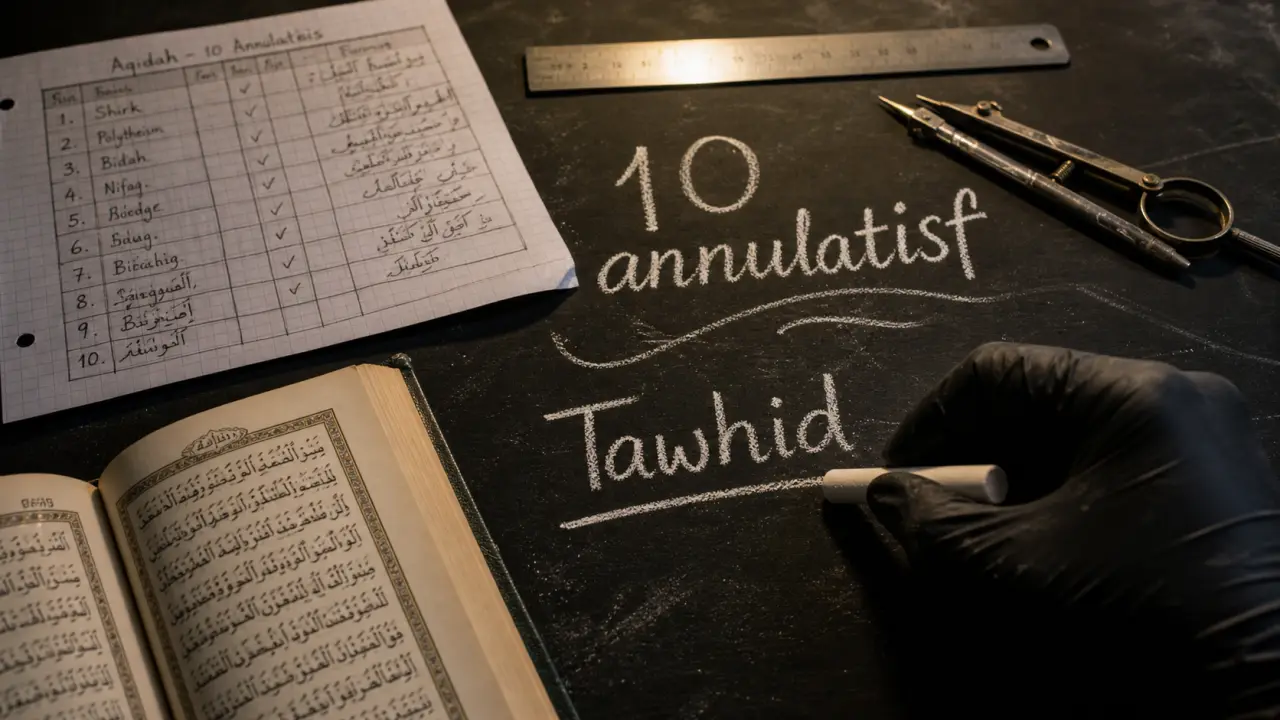 Les annulatifs de l islam : prudence takfir