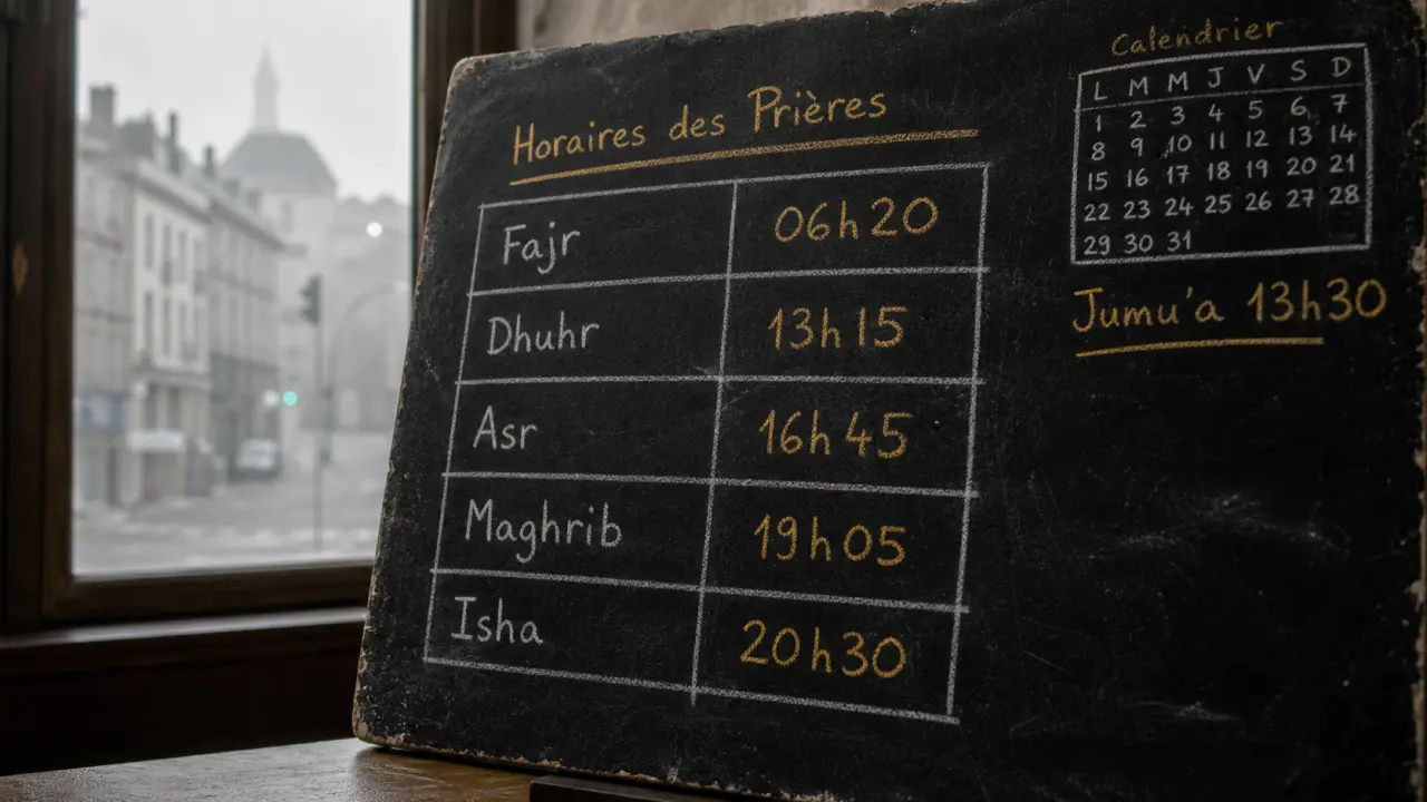 Priere Saint-Étienne : horaires de salat et vendredi 13h30
