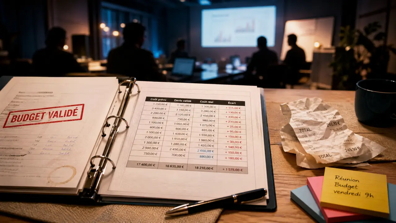 Budget evenement : coûts oubliés et dérapage du prévisionnel